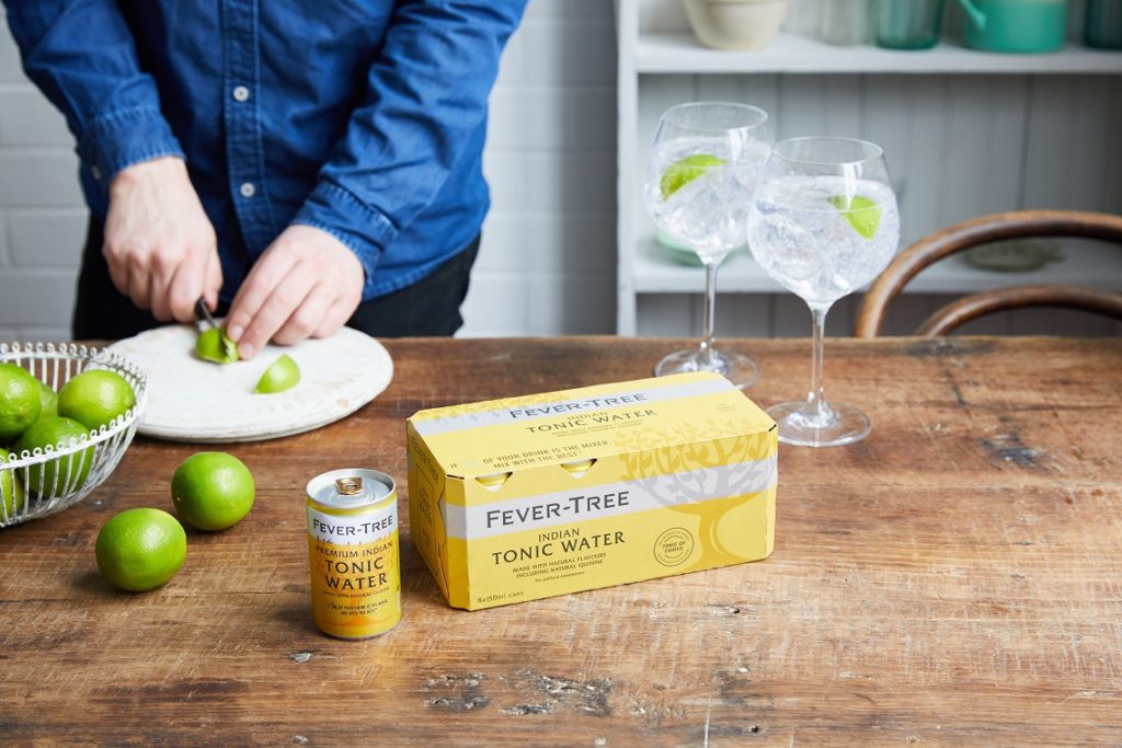 New move for FeverTree 150ml cans Bars and Clubs