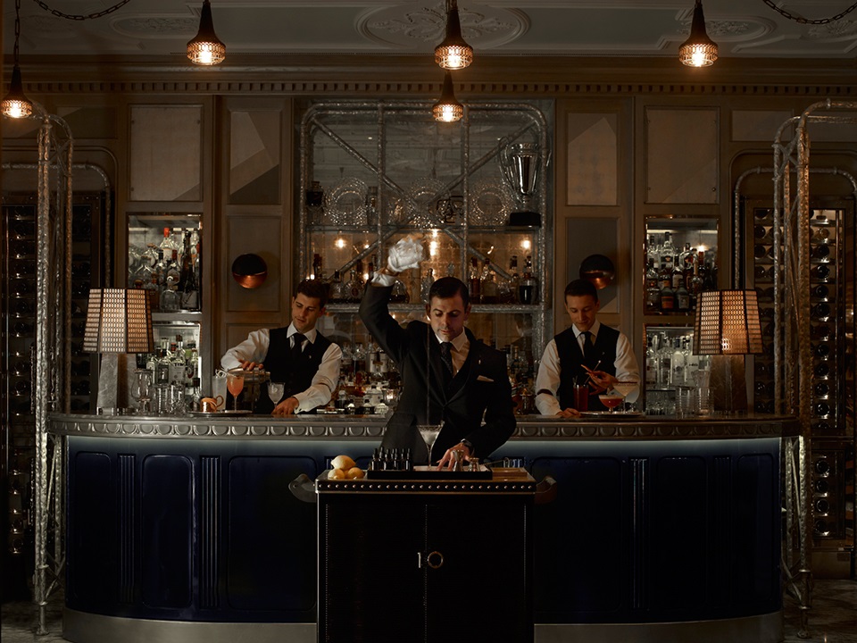 Ago and the Martini trolley in action at The Connaught